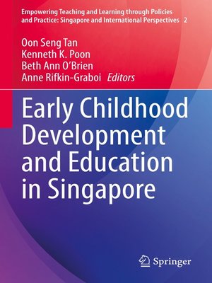 cover image of Early Childhood Development and Education in Singapore